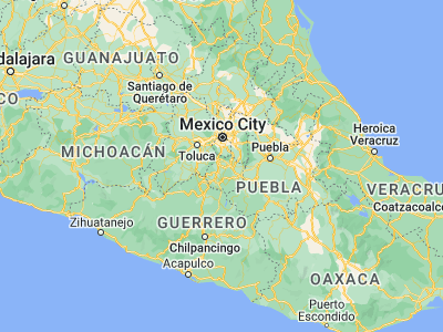 Map showing location of Jiutepec (18.86667, -99.18333)
