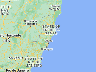 Map showing location of João Neiva (-19.7575, -40.38556)