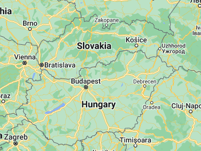Map showing location of Jobbágyi (47.83238, 19.67762)