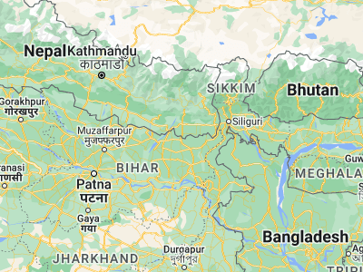 Map showing location of Jogbani (26.41667, 87.25)