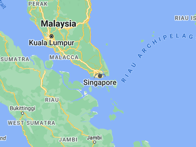 Map showing location of Johor Bahru (1.4655, 103.7578)