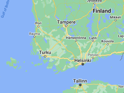 Map showing location of Jokioinen (60.80162, 23.48004)