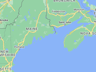 Map showing location of Jonesport (44.53286, -67.59833)