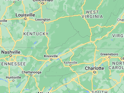 Map showing location of Jonesville (36.68898, -83.111)