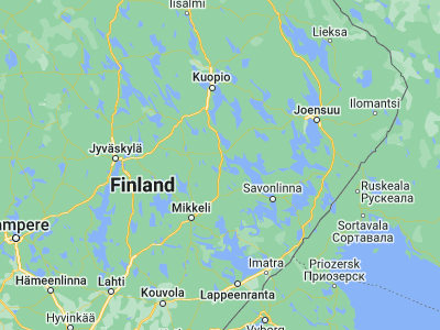 Map showing location of Joroinen (62.17823, 27.83165)