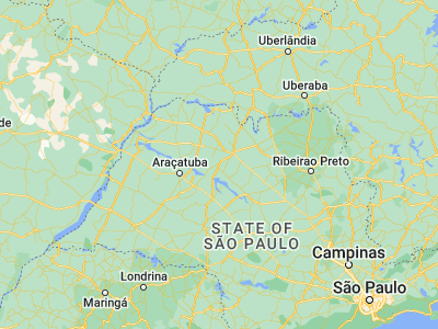 Map showing location of José Bonifácio (-21.05278, -49.68833)