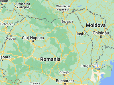 Map showing location of Joseni (46.7, 25.5)