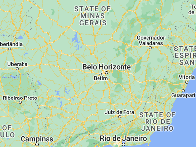 Map showing location of Juatuba (-19.95194, -44.34278)