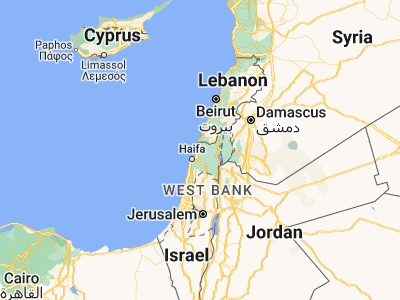 Map showing location of Judieda Makr (32.9282, 35.15705)