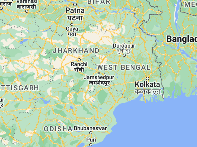 Map showing location of Jugsālai (22.76667, 86.18333)