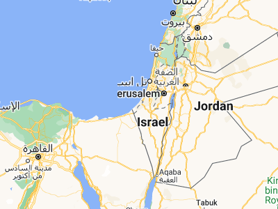 Map showing location of Juḩr ad Dīk (31.45571, 34.43719)