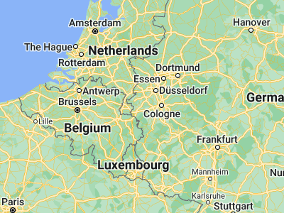 Map showing location of Jülich (50.9227, 6.36395)