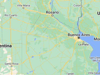Map showing location of Junín (-34.58382, -60.94332)