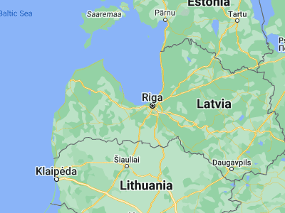 Map showing location of Jūrmala (56.968, 23.77038)