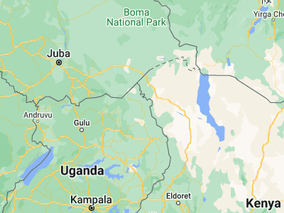 Map showing location of Kaabong (3.48361, 34.14917)
