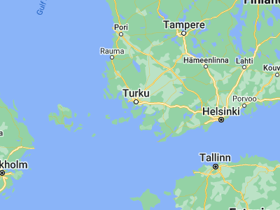 Map showing location of Kaarina (60.40724, 22.36904)