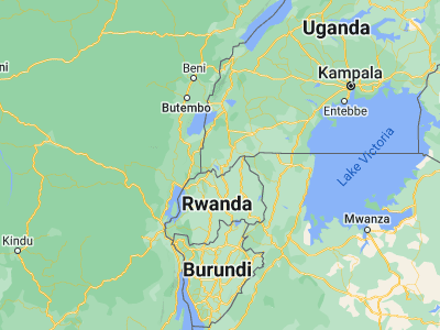 Map showing location of Kabale (-1.24857, 29.98993)