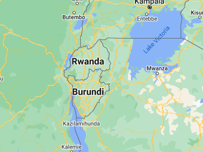 Map showing location of Kabanga (-2.63861, 30.46778)