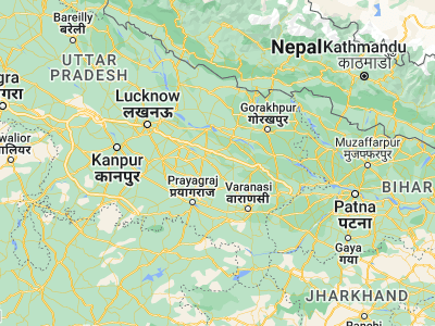 Map showing location of Kādīpur (26.16779, 82.37028)