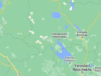 Map showing location of Kaduy (59.2, 37.15)