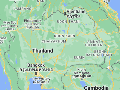 Map showing location of Kaeng Sanam Nang (15.74954, 102.25484)