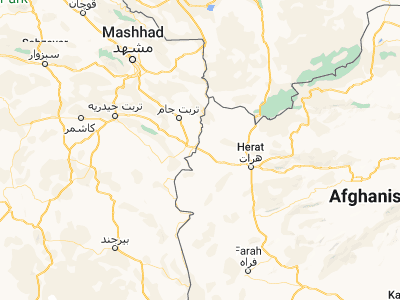 Map showing location of Kafir Qala (34.66667, 61.06667)
