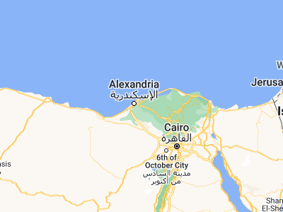 Map showing location of Kafr ad Dawwār (31.13385, 30.12843)
