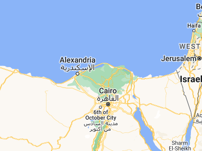 Map showing location of Kafr ash Shaykh (31.1143, 30.94012)