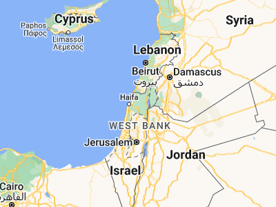 Map showing location of Kafr Mandā (32.81034, 35.26009)