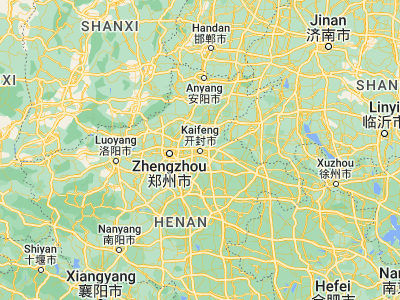 Map showing location of Kaifeng (34.7986, 114.30742)