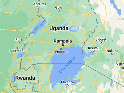 Map showing location of Kajansi (0.20806, 32.52222)