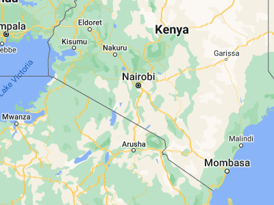 Map showing location of Kajiado (-1.85238, 36.77683)