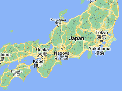 Map showing location of Kakamigahara (35.41667, 136.86667)