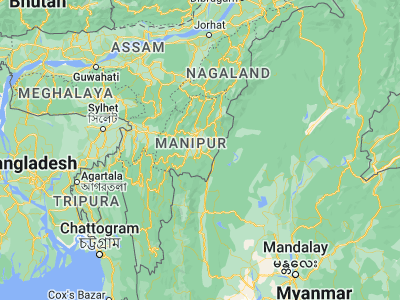 Map showing location of Kakching (24.4982, 93.98126)