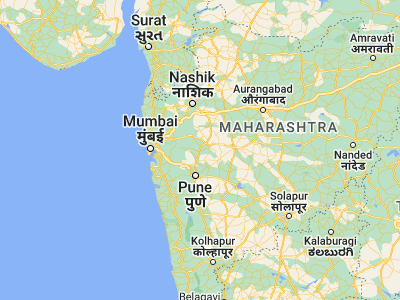 Map showing location of Kalamb (19.05, 73.95)