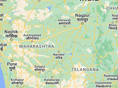 Map showing location of Kalamnūri (19.66667, 77.33333)