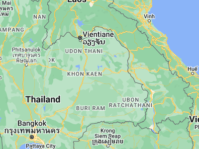 Map showing location of Kalasin (16.43281, 103.50658)