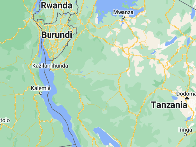 Map showing location of Kaliua (-5.06056, 31.79361)