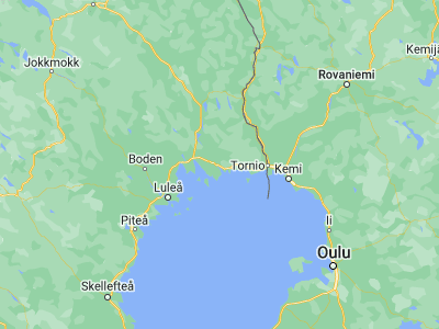 Map showing location of Kalix (65.85298, 23.15645)