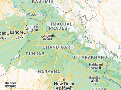 Map showing location of Kālka (30.83915, 76.93947)