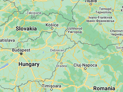Map showing location of Kállósemjén (47.86081, 21.93928)