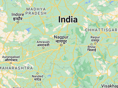 Map showing location of Kalmeshwar (21.23333, 78.9)