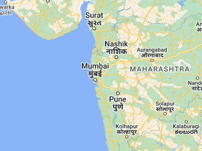 Map showing location of Kalyān (19.25, 73.15)