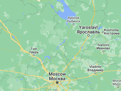 Map showing location of Kalyazin (57.24028, 37.84333)
