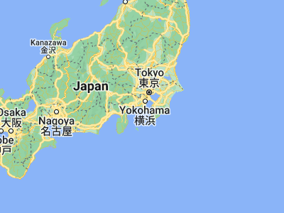 Map showing location of Kamakura (35.30889, 139.55028)