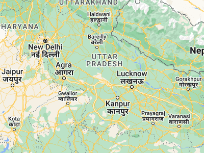 Map showing location of Kamalganj (27.2625, 79.63154)