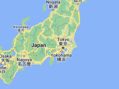 Map showing location of Kamifukuoka (35.8725, 139.50972)