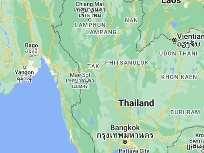 Map showing location of Kamphaeng Phet (16.48344, 99.52153)