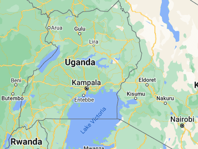 Map showing location of Kamuli (0.94722, 33.11972)