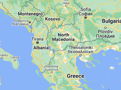 Map showing location of Kanatlarci (41.21028, 21.50333)